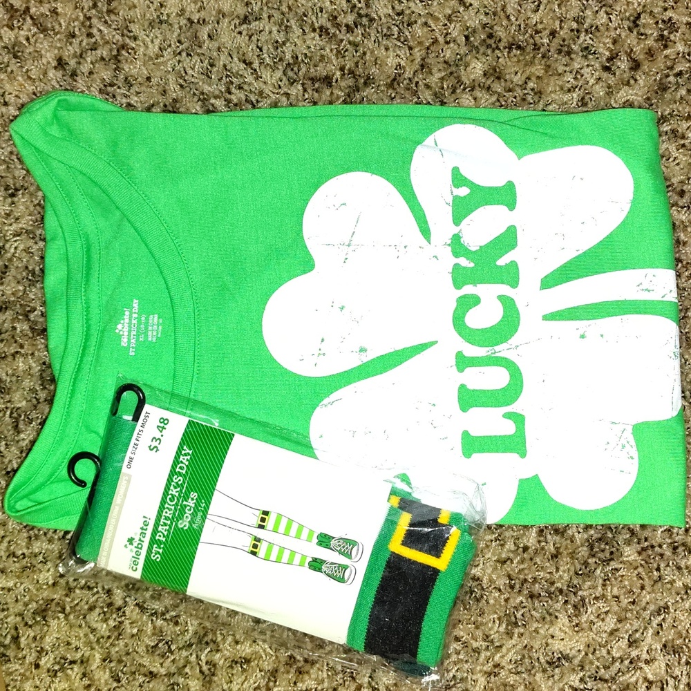 St Patrick's Day Top and Socks 🍀